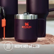 Classic Legendary Camp Mug Paslanmaz Çelik Termos Bardak, Mürdüm (Plum), 0.35 Litre