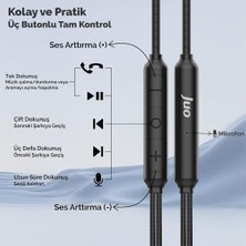 Type-C Mikrofonlu Kablolu Kulak Içi Kulaklık Metal Dac Çip Destekli Enc Gürültü Engelleme