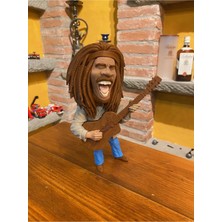 Teknokup Bob Marley Figür 20CM-3D Baskı-Kolleksiyonluk Biblo