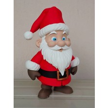Teknokup Noel Baba Figür 20CM-3D Baskı-Kolleksiyonluk Biblo