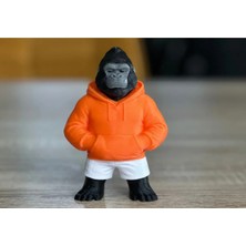 Teknokup Kapüşonlu Goril Figürü 10CM