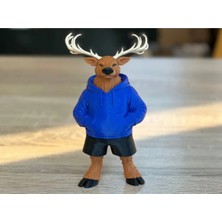 Teknokup Kapüşonlu Geyik Figürü 10CM