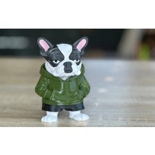 Teknokup Kapüşonlu Fransız Buldog Figürü 10CM