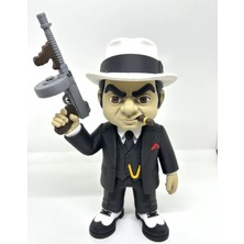 Teknokup Al Capone Figür 20CM-3D Baskı-Kolleksiyonluk Biblo