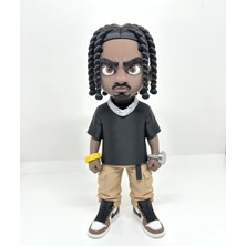 Teknokup Travis Scot Figür 20CM-3D Baskı-Kolleksiyonluk Biblo