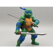 Teknokup Leonardo Ninja Kaplumbağa Figür 20CM-3D Baskı-Kolleksiyonluk Biblo