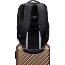 Peri Store BP-BS100 Vıp B1 - Serisi 15.6 Inch Uyumlu Wtx Pro Su Geçirmez Kumaş Laptop Sırt Çantası -Siyah