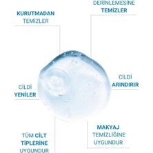 Peri Store The Vivia Sebum Dengeleyici, ve Siyah Nokta Karşıtı Yüz Temizleme Jeli Tüm Cilt Tipleri 200 ml