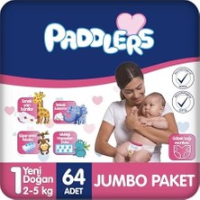 Peri Store Yenidoğan Bebek Bezi 1 Numara (2-5 Kg) 64 Adet – Jumbo Paket