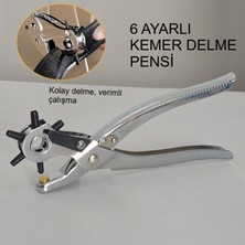 Jokey Kırtasiye 6 Başlıklı Kemer Delme, Delik Açma Pensi ( Made In Ithal)