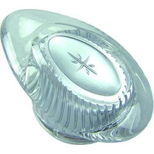 Peri Store 88379 SB-170 Tek Kulp, Vadi Mutfağı, Lavabo ve Küvet ve Duş Bataryaları ile Kullanım Için, Akrilik, 2-7/8" G x 1-3/4" Taban, Şeffaf