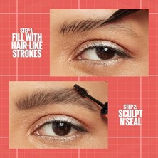 Peri Store Maybellıne A Brow 2in1 Kaş Kalemi ve Jeli Deep Brown