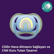 Peri Store Ultra Air Emzik, Erkek Bebekler Için 0-6 Ay, 2’li Paket, Ortodontik Silikon, Geniş Hava Delikli, Mikrodalga Sterilize Edilebilir, Bpa Içermez, Taşıma Kutulu, SCF085/58