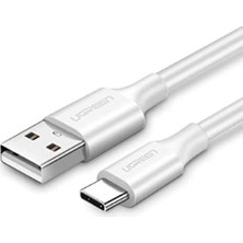 Peri Store USB To USB C Hızlı Şarj Kablosu Beyaz 2 Metre