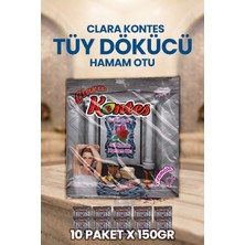 Doğadan Bize Clara Kontes Hamam Otu Tozu Tüy Dökücü Toz 150 gr x 10 Paket