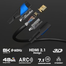 Peri Store – 4K ve 8k HDMI Kablosu – 3,1m – 0,15-22,5m Arasında Mevcut – Her HDMI Bağlantısı Için (4K@120Hz & 8K@60Hz, Yüksek Hızlı Ethernet, Tv, Blu-Ray, Ps5, Xbox, Switch – Siyah)