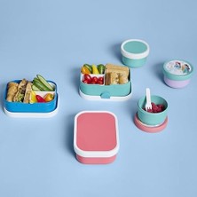 Peri Store - Campus Yemek Kutusu, Bento Beslenme Kutusu, Çocuklar Için, Bento Bölmeli ve Çatallı, Yemek Hazırlama Kutusu, Klipsli Kilitli, Bpa Içermez ve Bulaşık Makinesinde Yıkanabilir, 750 Ml,