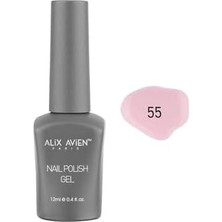 Peri Store Açık Pembe Kalıcı Oje 55-Yoğun Renk Veren Jel Oje 12 Ml-Nail Uv Gel Polish 55