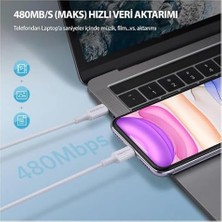 Peri Store Npo Hızlı Şarj ve Data Kablosu (Type-C To Type-C, 45W, 200CM)