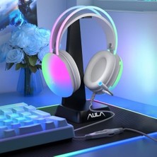 Peri Store Aula S505 Rgb USB Gaming Mikronfonlu Oyuncu Kulaklığı Yeşil