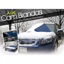 Belirtilmemiş Araç Kar Buz Önleyici Büyük Boy Araç Ön Cam Brandası (150 cm x 70 Cm)