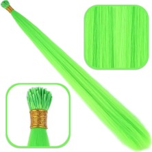 Belirtilmemiş Fiber Sen Boncuk Kaynaklık Renkli / Neon Yeşil / 100 Adet