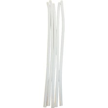 Belirtilmemiş Beyaz Silikon Çubuk Tutkal Stick Çubuğu 5 Adet - 5mm x 270MM Yapıştırıcı