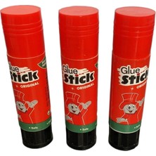 Glue Stick Original Yapıştırıcı 3'lü Paket - Okul ve Ofis Için Güvenli Tutkal