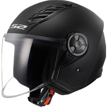 Ls2 Airflow 2 Mat Siyah Açık Kask