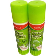 Keyroad Glue Stick Yapıştırıcı 21G Pvp - 2'li Set Yeşil Stick Yapıştırıcı