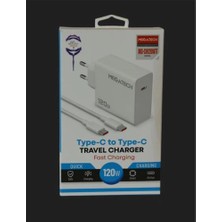 Megatech (MG-CH120WTT) 120W Type-C To Type-C Şarj Aleti
