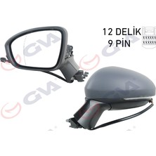 GVA Almparca Diş Dikiz Aynasi Sol Elektrikli Isitmali Sinyalli Katlanir Astarli Asferik Clio V 19- 12H9P