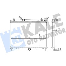 Kale Almparca Radyatör Peugeot 407 508-C5 Iii DW10CTED4 2. Hdi 16V E5 10-