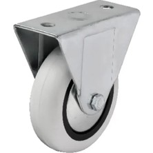 Belirtilmemiş Hts 355 - 75X25 mm Pvc Makaralı Sabit Teker 4 Adet