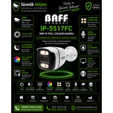 Baff IP-5517FC 3.6mm 5mp 4 Warm LED Poe Full Colour Kamera