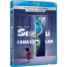 Disney Monsters, Inc. Sevimli Canavarlar 3D Blu-Ray  2 Disk Combo