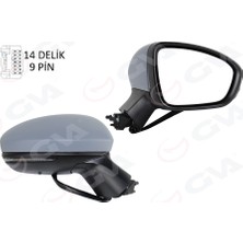 GVA Almparca Diş Dikiz Aynasi Sağ Elektrikli Isitmali Sinyalli Sensörlü Astarli Konveks Clio V 19- 12H9P