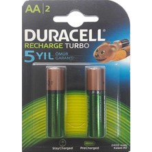 Belirtilmemiş Şarj Edilebilir Kalem Pil 2'li̇ Aa 2500 Mah