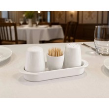 Formel Beyaz Tuzluk Takımı Thermoplus Kırılmaya Dayanıklı