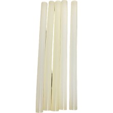 Belirtilmemiş Beyaz Tutkal Çubukları Sıcak Silikon Mum Çubuk 5'li Paket 11MM x 20CM