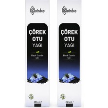 NutriBio Çörek Otu Yağı Ikili Set Soğuk Sıkım Cam Şişe 250 Milim Ikili Set