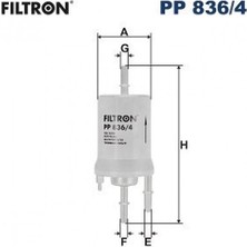 Filtron Almparca Yakit Filtresi Golf V-Jetta Iii-Polo Iv-Caddy Iii-Fabia Ii-Octia Ii-A3-Ibiza Iv-1.4-1.6 16V 4 Bar PP836.4