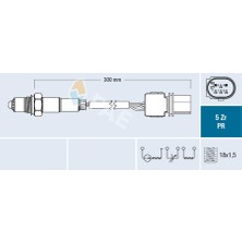 FAE Almparca Oksijen Sensörü P207-P308-P508-P2008-P3008-C3-C4-C5-PARTNER-BERLINGO-DS3-DS4- 1.4-1.6 Vti Mini R55 R56 R57