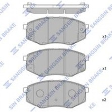 SANGSIN Almparca Ön Fren Balata Hyundai Sonata 09-14 / IX20 1.4l 1.6l D4FC G4FC 10- / Kia Soul 14-