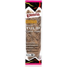 Korinitta Premium Büyük Tulip Cup Kağıt Muffin & Kek Kalıpları 200 Adet