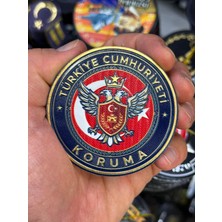 MEKOTEX Selçuklu Kartalı ve Türk Bayrağı Motifli  Koruma Patch (Peç)  3D Kabartmalı  Arma Patch