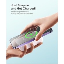 Zg Store Enerfill FM41 Mini Manyetik Powerbank 20.000 Mah 20W - Beyaz (C'den C'ye 20V/3A 30CM Beyaz Kablolu)