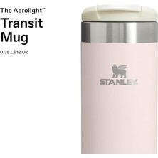 Zg Store The Aerolight Transit Mug Termos Bardak, 0.35 Litre, Pembe Kuvars 2.0 (Rose Quartz)