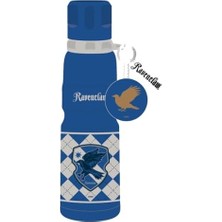 Zg Store Miniso Harry Potter Lisanslı Charmlı Termos, 600 ml Kapasite, Mavi
