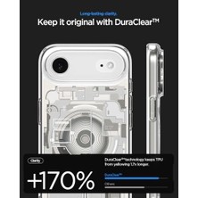Zg Store Air ile Uyumlu Ince Magsafe Kılıf Ultra Hybrid Sararmaya Dayanıklı Duraclear™ Hava Kanalı Teknolojisi™ Askeri Sınıf Koruma Magfit Zero One Natural Titanium Tasarım Kapak - ACS10057